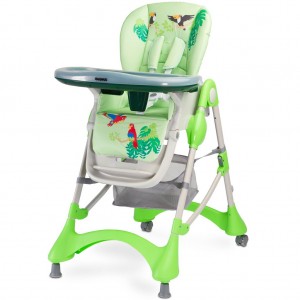 Jedálenská stolička Caretero Magnus New, green